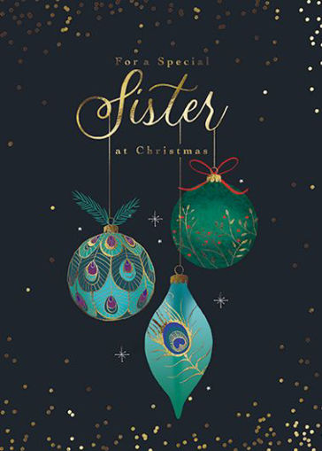 Picture of SPECIAL SISTER CHRISTMAS CARD